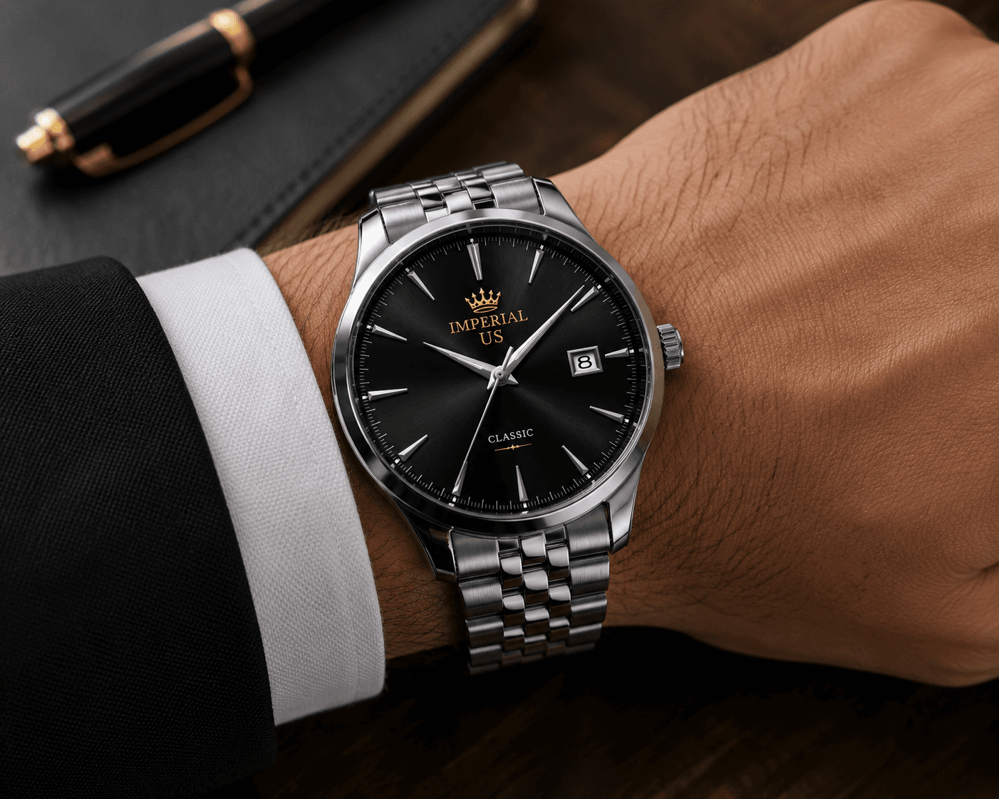 Black Classic Watch 6