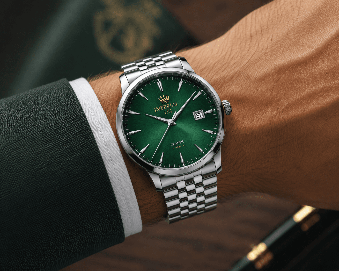 Green Classic Watch 6