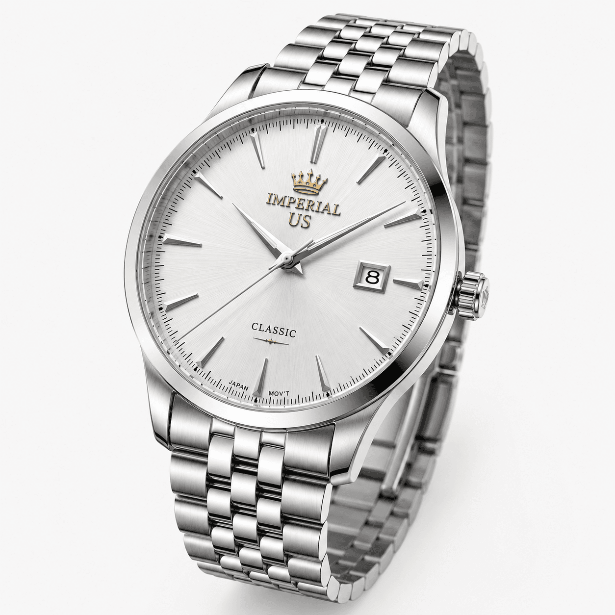 Silver Classic Watch 2